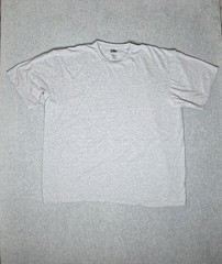 CSG Shirt Mens 4XL Heather Gray Crewneck Short Sleeve 100% Cotton Big & Tall
