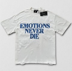 Mixed Emotion “Emotions Never Die” Rhinestone Tee Multiple Colors Small-Large