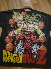 DRAGON BALL Z BROLLY ON A SHAKA HEAVYWEIGHT GARMET DYED T SHIRT “MODERN”