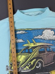 Rare Vintage 90s End Of Summer Surfari Beetle Beach Surf Nature XL Tee Art