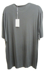 Helmut Lang T Shirt Gunmetal Grey & Ombre Blue Box Fit Film Print Men XL