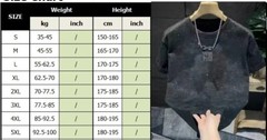 New Men Luxury Fashion Trend Star Cotton Casual Summer Streetwear Black T-Shirt