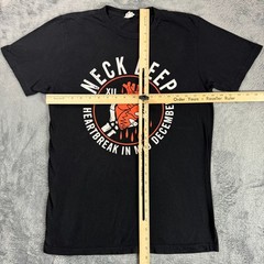 Neck Deep Band Black M T-Shirt Heartbreak In Mid December Album Promo Tour Music