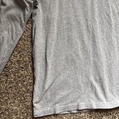 Carhartt Long Sleeve Logo Graphic Shirt Gray Size L Loose Fit TK0231-M Workwear