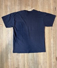 Gildan Ultra Cotton Men’s Navy Bison Ranch Graphic Crew Tee Short Sleeve L