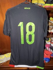 México Matchworn trikotspieler utileria Maillot # 4 #7 #18 10s E