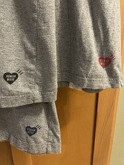 HUMAN MADE Plain Gray Shirts – THREE Size (M) Medium T-shirts – NIGO Streetwear