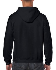 GILDAN Adult ZIP Hoodie Black Car Pride Hooded Sweatshirt