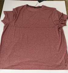 VRST Men’s XXL Icon Short Sleeve Tee Desert Rust Heather