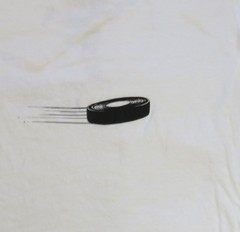 1990’s Vintage T Shirt NHL Hockey San Jose CA Puck On Ice Sports Hanes Tag