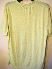 EUC- VRST Light Yellow Men’s T-Shirt 74% Polyester; 19% Tencil; 7% Spandex Blend