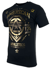 American Fighter Men’s T-shirt New Mexico Black Athletic MMA Black XS-5XL