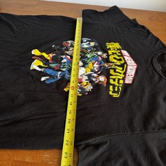 My Hero Academia Men’s T-Shirt Size 2XL XXL Anime Graphic Black Funimation Heros