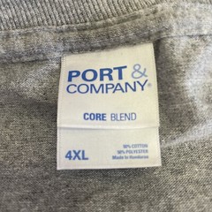 Port & Company PC55 Men’s Core Blend 50/50 T-Shirt Short Sleeve Blank 4XL Grey