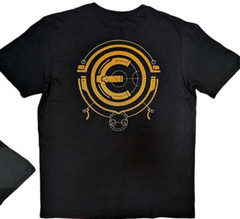 MARVEL COMICS UNISEX T-SHIRT ETERNALS DREAMCATCHER BACK PRINT BLACK SIZE MEDIUM