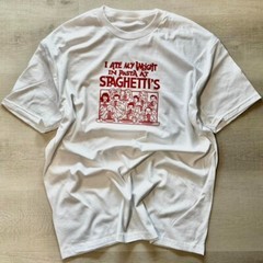 I ate my weight in pasta at Spaghettis Vintage Graphic Unisex T Shirt S-5XL