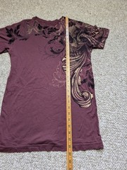 Y2K Vintage Xtreme Couture AOP Skull Shirt Small