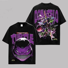 Teenage Mutant Ninja Turtles Graphic T-Shirt Retro Cartoon Tee Funny Gift