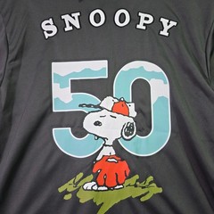 Peanuts® Snoopy Baseball Jersey shirt Mens XL Black Charlie Brown Button Up NWT