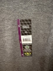 NWT ATHLETIC WORKS Men’s Size 2XL Tri-Blend Short Sleeve Tee 2 Pack Grey TR149