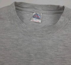 Vintage 90s California Rose Flower Print T Shirt 100% Cotton Grey Multicolor USA