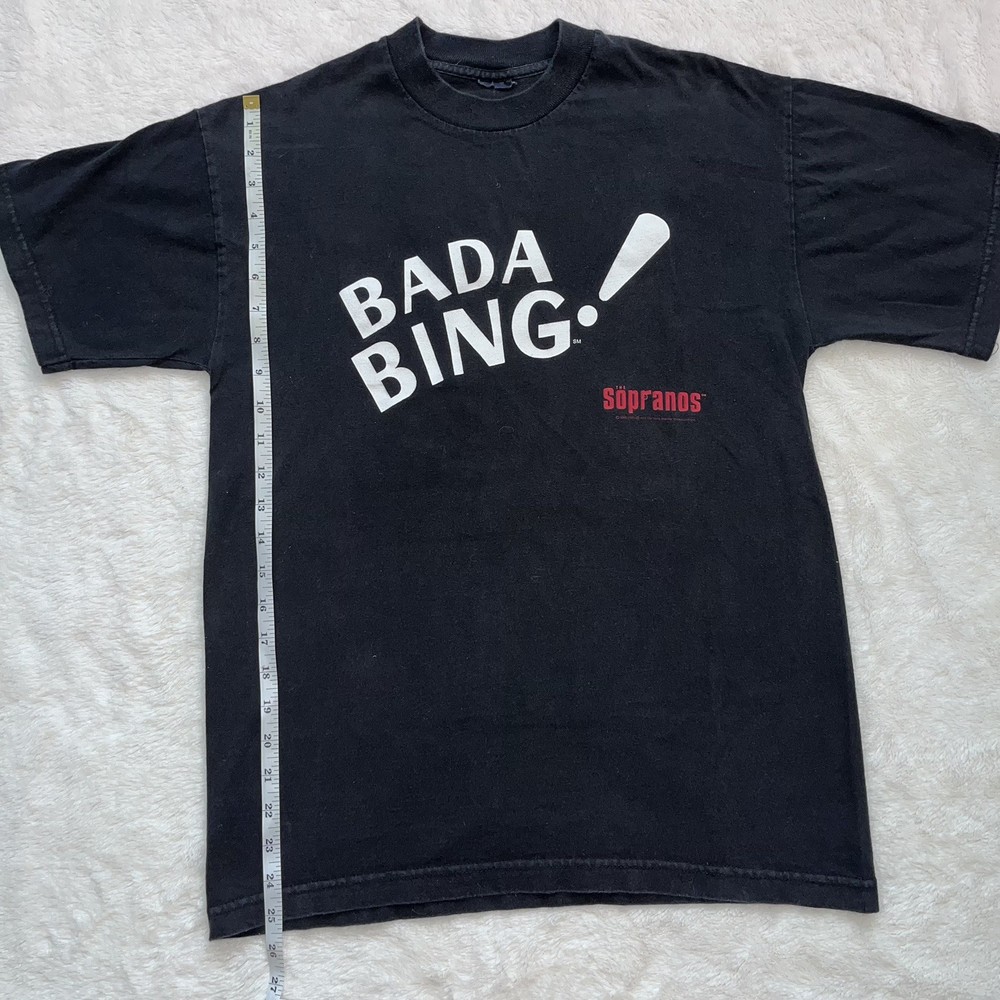 Vintage Y2K 2000 HBO Official The Sopranos Bada Bing Promo Shirt