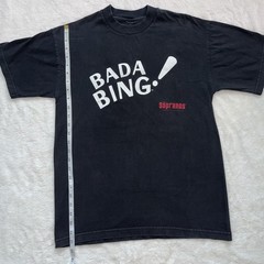 Vintage Y2K 2000 HBO Official The Sopranos Bada Bing Promo Shirt