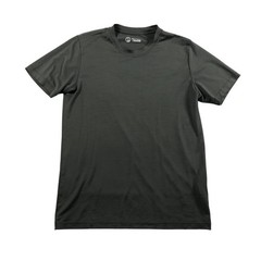 Swan Merino Wool Blend T-Shirt Mens Small Gray Short Sleeve Base Layer Hiking