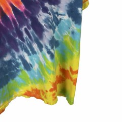 Vintage 90s Delta Pro Weight Tie Dye Hippie Style Blank Shirt Size M