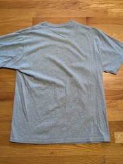 NYPD NEW YORK CITY POLICE DEPT Graphic T-Shirt Gray Adult Large Y2K