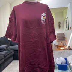 Delta Red Ronald McDonald House Short Sleeve T Shirt Double Sided Size 2XL