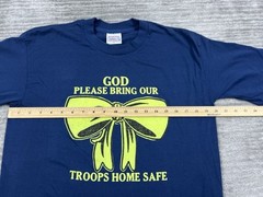 Vintage Tennessee River Captain T’s Shirt Mens Large Blue Single Stitch Troops