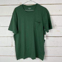 New Goodthreads TShirt Short Sleeve Crew Neck Pocket Deep Green Men’s Large