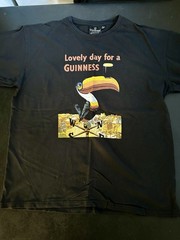 Guinness Tuscan Men’s LG T-Shirt From Dublin Shoppe “Lovely Day For A Guinness”