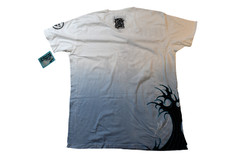 True Love False Idols Mens TLFI Last Rites White V-Neck Shirt NWT 3XL
