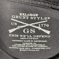 Grunt Style Shirt Mens XXL Black Military Flag Graphic This We’ll Defend Tee