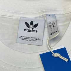 Adidas Outline Embroidered Trefoil Logo Men’s Casual T-Shirt Cloud White Size M