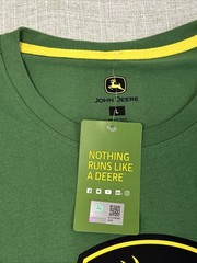 John Deere Green Short Sleeve T-Shirt Men’s Large Brand New With Tags