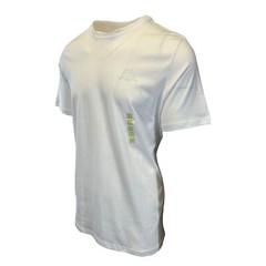 Kappa Men’s T-Shirt White Crew Neck Solid Regular Fit S/S (S08)