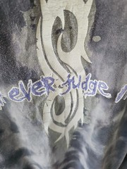 Slipknot Dont Ever Judge Me T Shirt Mens Large – Tie Dye Rock Tee Front & back