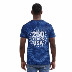 Dye DIrty Made to Order USA 250 Birthday 4th of July Unisex T-Shirt