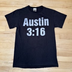 Authentic WWE STONE COLD Steve Austin 3:16 2018 T-shirt Size Small WWF Skull
