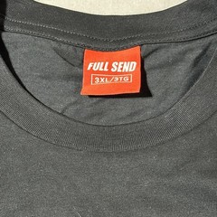 Full Send Shirt Mens 3XL Black Astronaut Happy Dad Beer Space Funny Graphic
