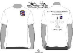 74th FS Flying Tigers A-10 Squadron T – Shirt D2 – USAF Licensed Product