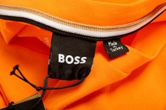 Hugo Boss Men’s “T-Shirt RN” Regular Fit Orange Short Sleeve T-Shirt US L IT 52