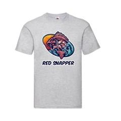 Fishing Red Snapper Trout Fish Humour Novelty T Shirt Various Colours And Sizes