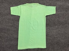 Vintage 70s Single-Stitch Graphic Art T-Shirt South Of The Border Iron On Green