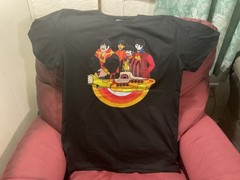 The Beatles Mens Shirt Size XL Black Short Sleeve Yellow Submarine Graphic