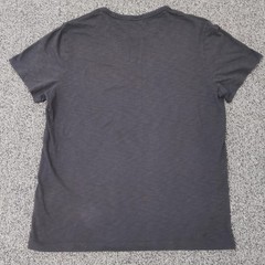 Vince Shirt Mens Large Gray Crewneck Cotton Short Sleeve Tee Solid FLAW