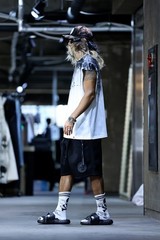 ByTheR Mens Hand Painted Graphic Loose Fit Sleeveless Tank Top Streetwear
